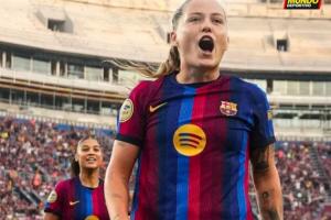 国家德比半场屠杀!巴萨女足5-0狂胜皇马女足,皮纳独中四元