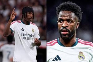 鲜明对比!维尼修斯首发70分钟0球0助,迪奥曼德替补17分钟传射