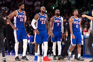 谁遭赛季首败？ESPN预测明日胜率：76人65.2% 活塞34.8%