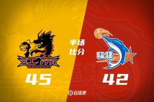 半场战报-江苏45-42福建 汤普森14+5 庞峥麟12分 杨曦皓9分