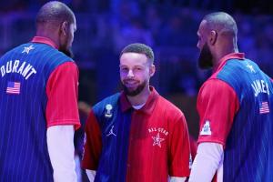 NBA掀起回忆杀！詹杜库同日告捷：库里狂砍44+8+6 詹姆斯两双 杜兰特18分