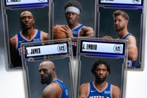 NBA杯再战尼克斯！76人首发：马克西 VJ 詹姆斯 韦德 恩比德