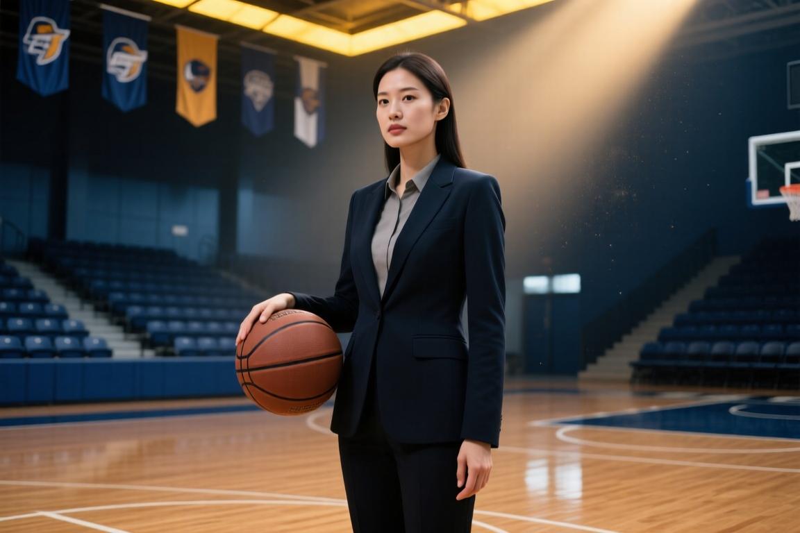 CBA最美总经理伍佰兰对于球队的寄语！...
