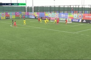 又是角球机会破门！U15国足头球破门，3-1领先马来西亚！